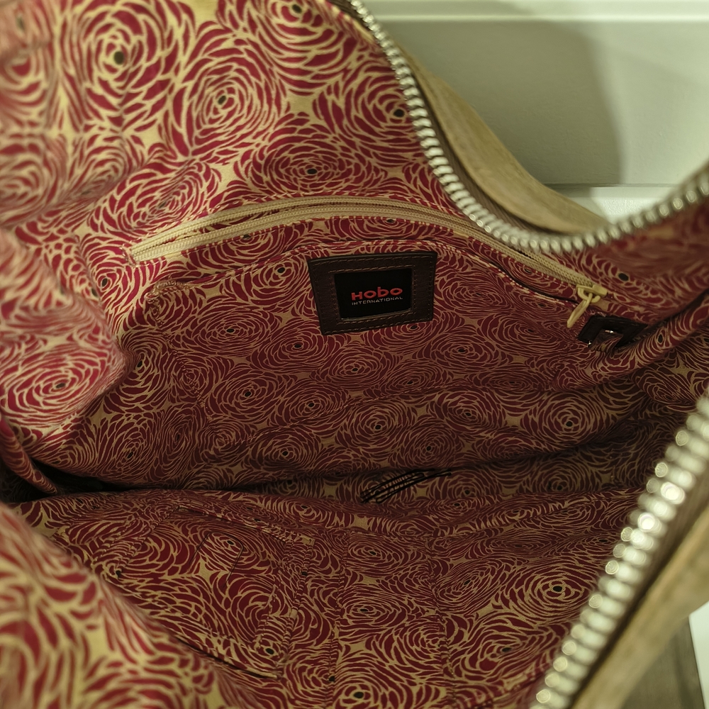 HOBO Floral Interior Leather Bag - Picture 4 of 5